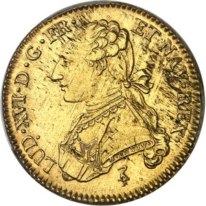 Louis XVI (1774-1792). Double louis d’or aux lunettes 1775, 2d semestre, A, Paris.