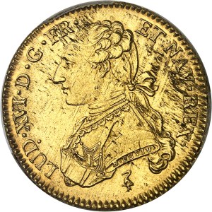 Louis XVI (1774-1792). Double louis d'or aux lunettes 1775, 2d semester, A, Paris.