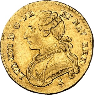 Louis XVI (1774-1792). Half-louis d'or aux lunettes 1784, A, Paris.