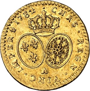 Louis XVI (1774-1792). Half-louis d'or aux lunettes 1784, A, Paris.