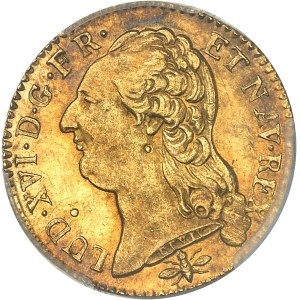 Louis XVI (1774-1792). Louis d’or à la tête nue 1786, 2d semestre, D, Lyon.