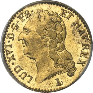 Louis XVI (1774-1792). Louis d'or à la tête nue 1786, 1st semester, T, Nantes.