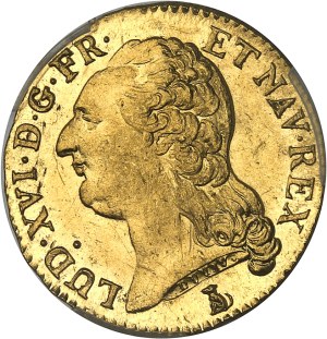 Louis XVI (1774-1792). Louis d'or à la tête nue 1786, 2d semester, T, Nantes.