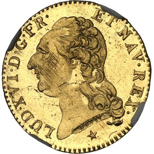 Louis XVI (1774-1792). Louis d’or à la tête nue 1786, W, Lille.