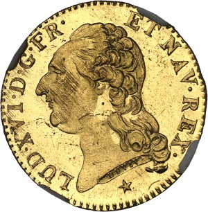 Louis XVI (1774-1792). Louis d'or à la tête nue 1786, W, Lille.
