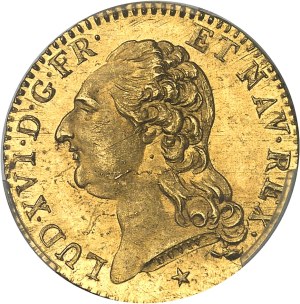 Louis XVI (1774-1792). Louis d'or à la tête nue 1786, W, Lille.
