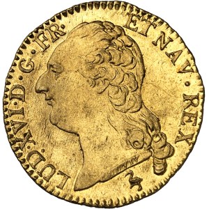 Louis XVI (1774-1792). Louis d’or à la tête nue 1787, 2d semestre, A, Paris.
