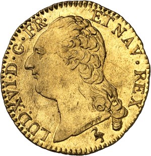 Louis XVI (1774-1792). Louis d'or à la tête nue 1787, 2d semester, A, Paris.