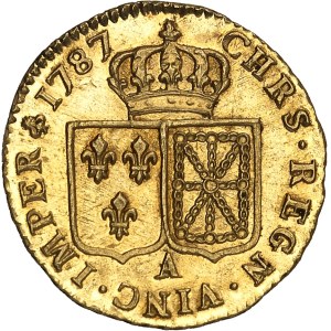 Louis XVI (1774-1792). Louis d’or à la tête nue 1787, 2d semestre, A, Paris.