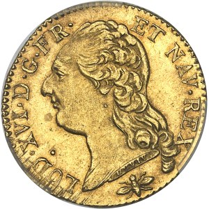 Louis XVI (1774-1792). Louis d’or à la tête nue 1787, 2d semestre, D, Lyon.