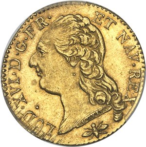 Louis XVI (1774-1792). Louis d'or à la tête nue 1787, 2d semester, D, Lyon.