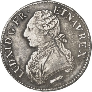 Louis XVI (1774-1792). Écu aux rameaux d’olivier, variété LUD. XI 1786, Q, Perpignan.
