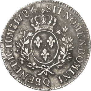 Louis XVI (1774-1792). Shield with olive branches, variety LUD. XI 1786, Q, Perpignan.