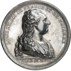 Louis XVI (1774-1792). Médaille, pont de Louis XVI [actuel Pont de la Concorde], par B. Duvivier MDCCLXXXVIII (1788), Paris.