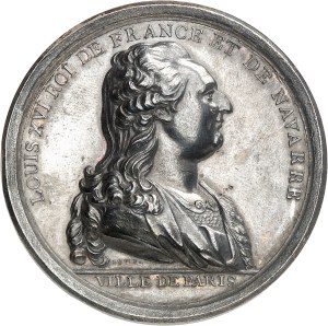 Louis XVI (1774-1792). Medal, Pont de Louis XVI [now Pont de la Concorde], by B. Duvivier MDCCLXXXVIII (1788), Paris.