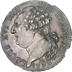 Constitution (1791-1792). Half-ecu of 3 livres FRANÇOIS 1792, 2nd semester - An 4, A, Paris.