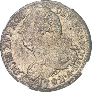 Constitution (1791-1792). 2 sols FRANÇOIS 1792 - An 4, A, Paris.