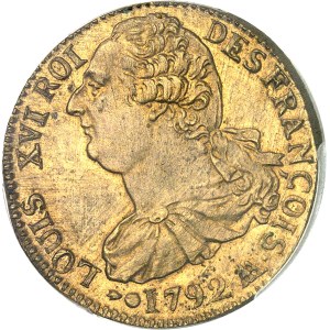 Constitution (1791-1792). 2 sols FRANÇOIS, refrappe postérieure 1792 - An 4, AA, Metz.