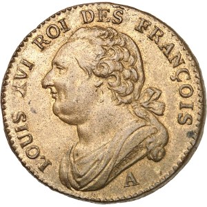 Constitution (1791-1792). 12 deniers FRANÇOIS 1791 - An 3, A, Paris.