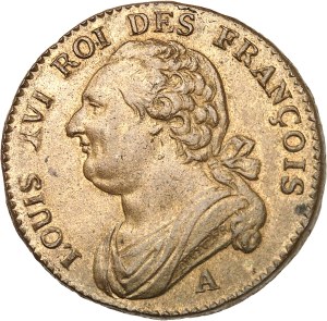 Constitution (1791-1792). 12 deniers FRANÇOIS 1791 - An 3, A, Paris.