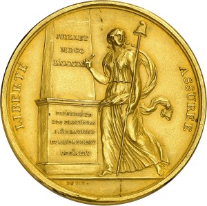 Constitution (1791-1792). Medal, Assemblée des électeurs de Paris, July 17, 1789, by B. Duvivier 1789, Paris.