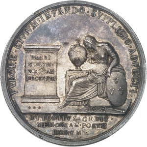 Constitution (1791-1792). Medal, death of Louis XVI by Baldenbach ND (c.1795), Vienna.