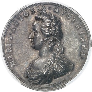 Constitution (1791-1792). Médaille, Marie Antoinette, victime des factieux, par Baldenbach ND (c.1795), Vienne.