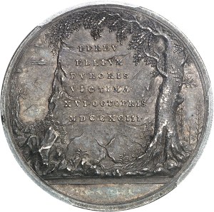 Constitution (1791-1792). Medal, Marie Antoinette, victim of the factious, by Baldenbach ND (c.1795), Vienna.