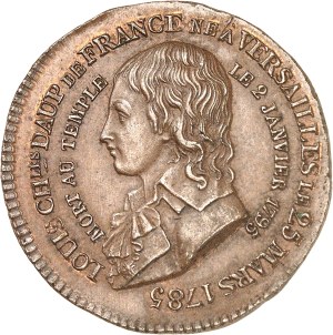 Constitution (1791-1792). Token, Louis XVII (victims of the Revolution) [1793], Restoration period, Paris.
