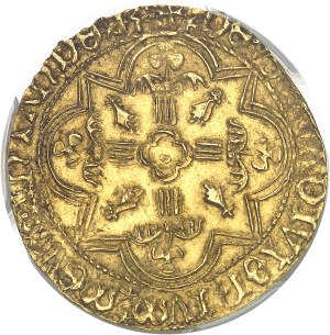 Brittany, François I (1442-1450), Golden shield with knight or florin with rider ND, R, Rennes.