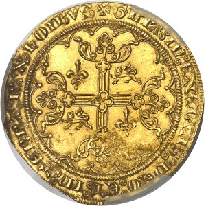Aquitaine, Édouard III (1325-1362). Guyennois d’or, 3e type ND (c.1362), R, La Rochelle.