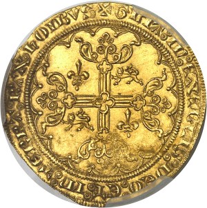 Aquitaine, Edward III (1325-1362). Guyennois d'or, 3rd type ND (c.1362), R, La Rochelle.