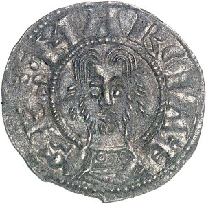 Limoges, abbaye Saint-Martial, anonymes. Denier ND (avant 1245).