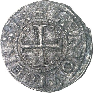 Limoges, Saint-Martial abbey, anonymous. Denier ND (before 1245).