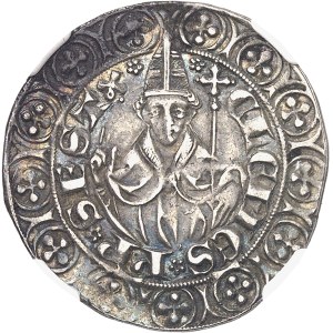 Comtat Venaissin, Avignon, Clément VI (1342-1352). Gros tournois (28 deniers) ND (1342-1352), Sorgues (Pont-de-Sorgues).