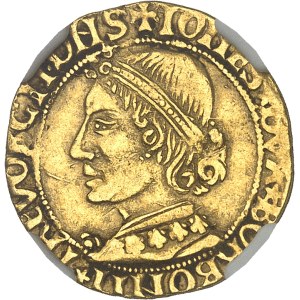 Dombes, Jean II de Bourbon (1456-1488). Ducat d’or au cavalier ND (après 1469), Trévoux.