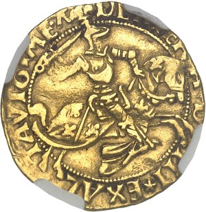 Dombes, Jean II de Bourbon (1456-1488). Ducat d'or au cavalier ND (after 1469), Trévoux.