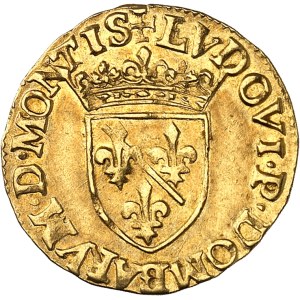 Dombes, Louis II de Bourbon-Montpensier (1560-1582). Écu d’or (demi-pistole) 1578, Trévoux.
