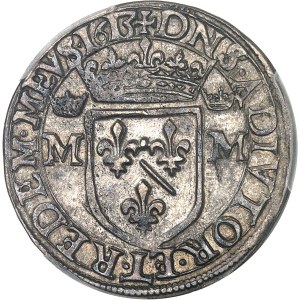 Dombes, Marie de Bourbon-Montpensier (1608-1627). Teston 1613, Trévoux.