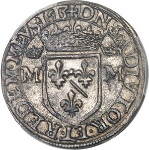 Dombes, Marie de Bourbon-Montpensier (1608-1627). Teston 1613, Trévoux.