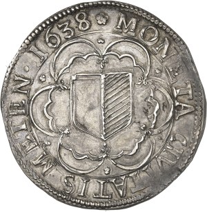 Metz (city of). Thaler au Saint Étienne, à l'écu simple 1638, Metz.