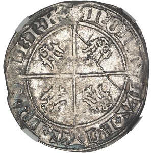 Lorraine (duché de), Charles II (1390-1431). Gros au lion casqué ND (avant 1420), Sierck-les-Bains.