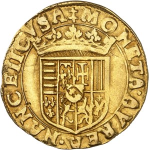 Lorraine (duché de), Charles III (1545-1608). Florin d’or ou pistole 1566, Nancy.