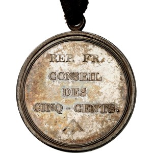 Directoire (1795-1799). Médaille, première session du Conseil des Cinq-Cents ND (1795), Paris.