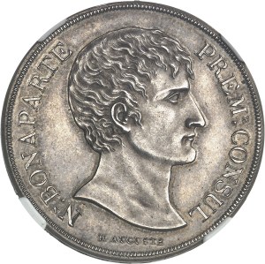 Consulate (1799-1804). Essai de 5 francs, Concours de l'An XI, by H. Auguste (Frappe spéciale) An XI (1802) [later mintage], Paris.