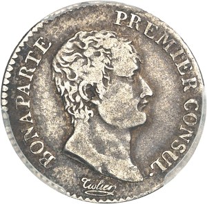 Consulate (1799-1804). Demi-franc Bonaparte An 12 (1804), U, Turin.