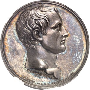 Consulat (1799-1804). Médaille, visite de Napoléon au Muséum avec la Vénus de Médicis, par Jeuffroy An IV - 1803, Paris.