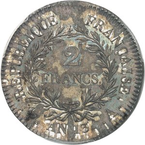 First Empire / Napoleon I (1804-1814). 2 francs revolutionary calendar Year 13 (1805), A, Paris.