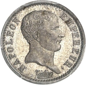 First Empire / Napoleon I (1804-1814). Quart de franc, African type 1807, A, Paris.
