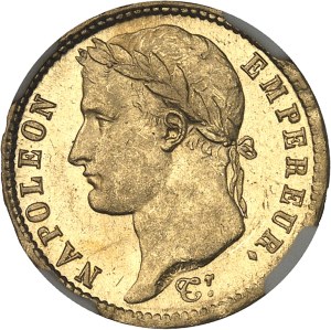 First Empire / Napoleon I (1804-1814). 20 francs Empire 1809, A, Paris.